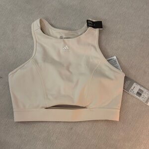 Adidas Women's Beige Sports Bra